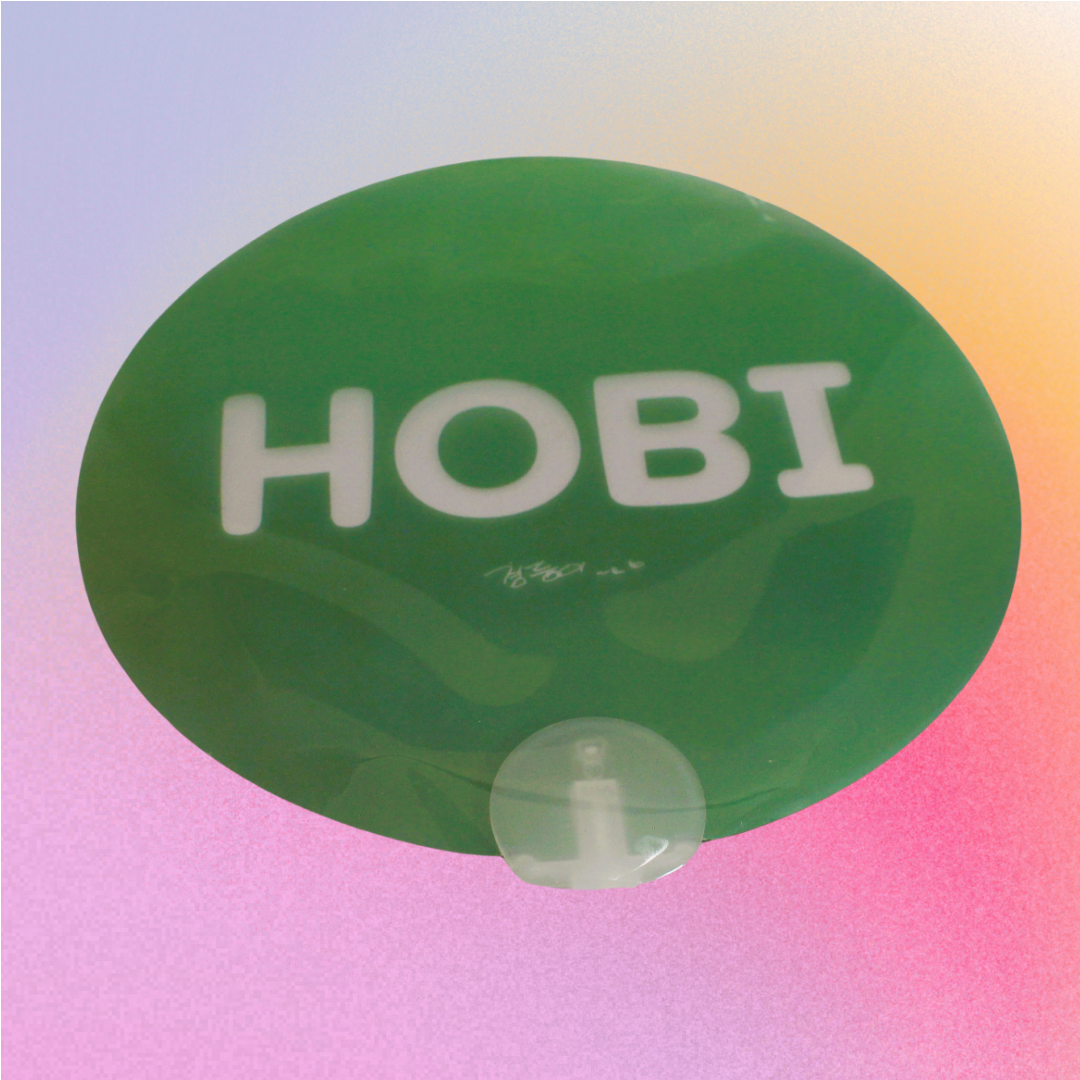 BTS Member face hand fan