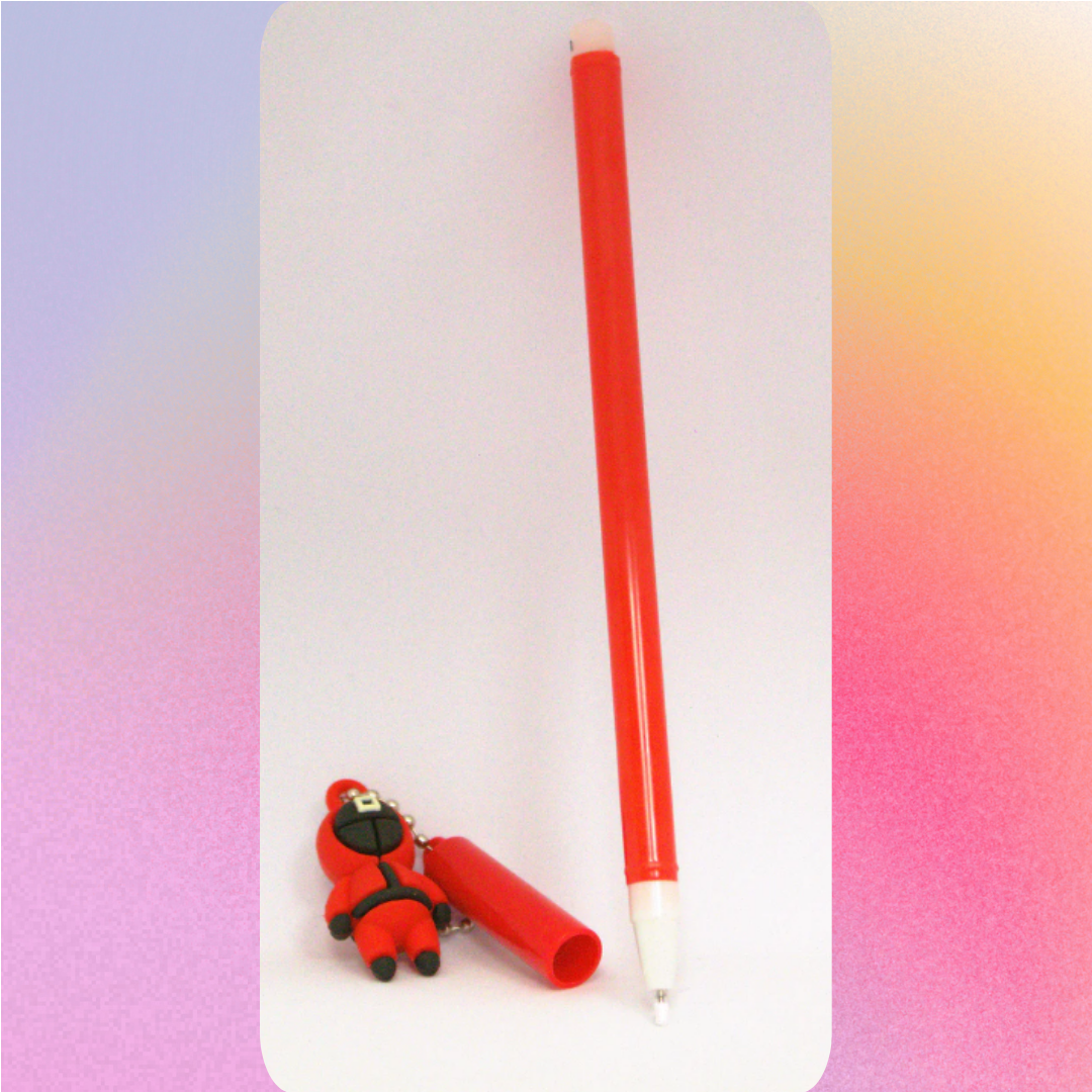 Red Squid Game pen