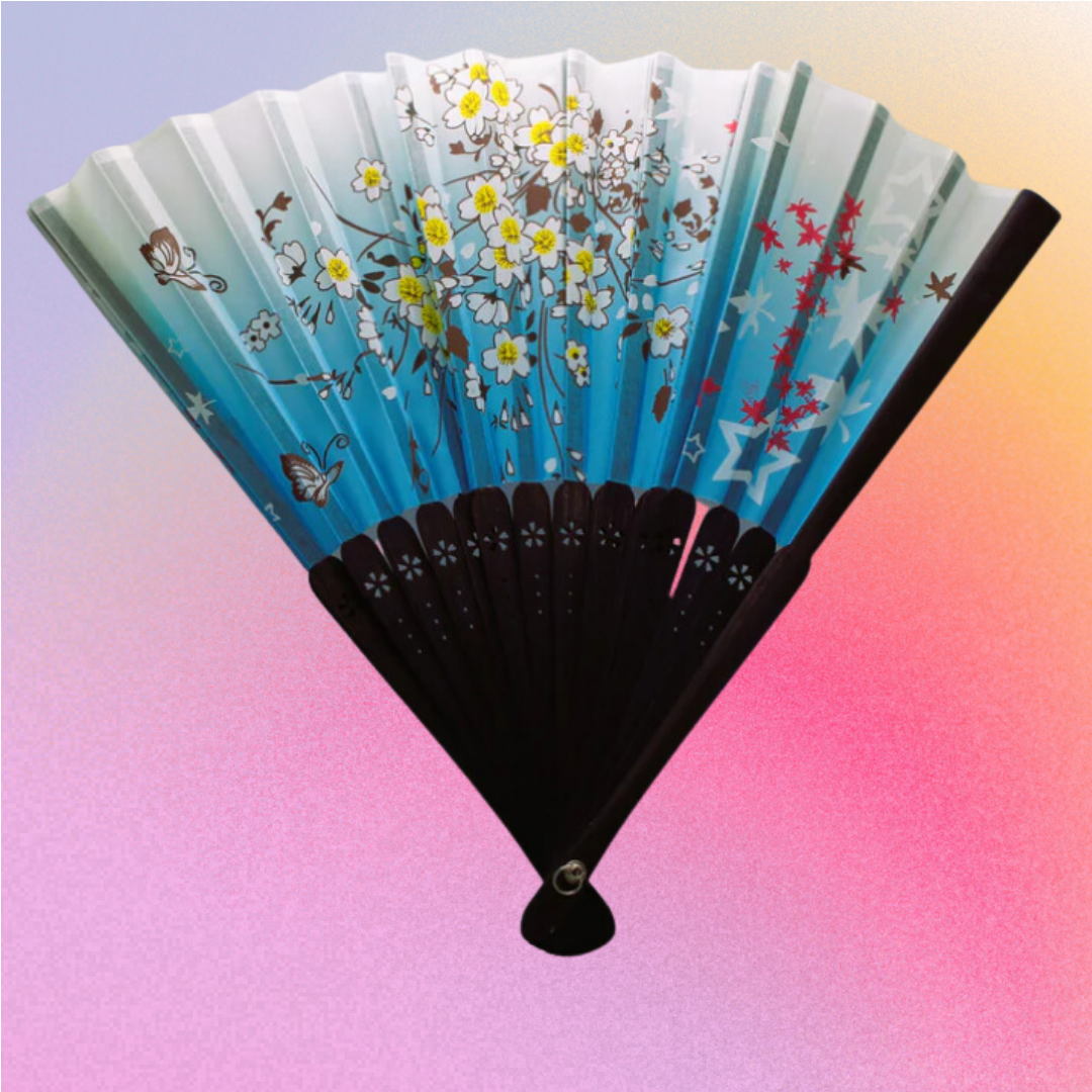 Traditional Handheld Fan - Medium