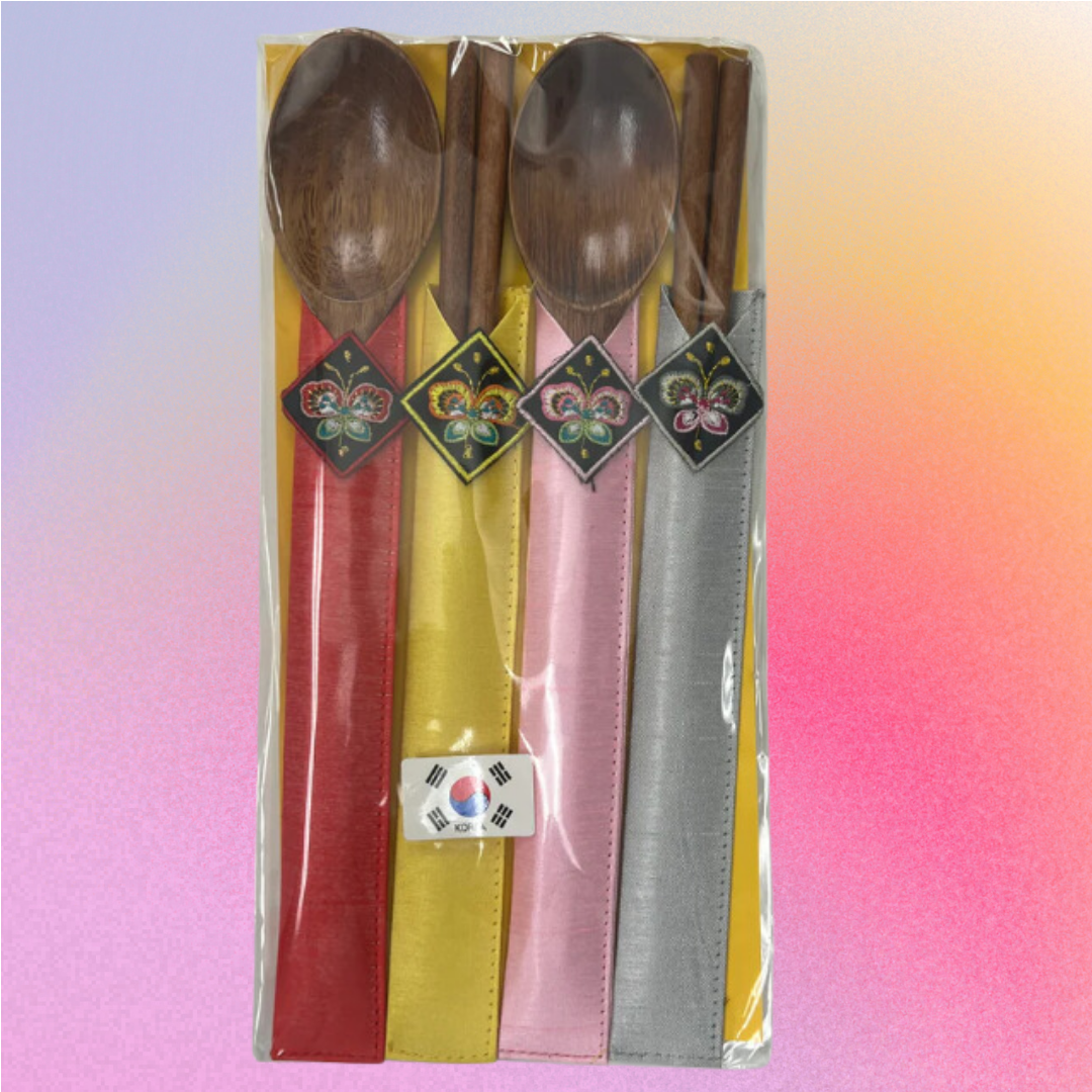 Spoon and Chopstick Set (2 pairs)