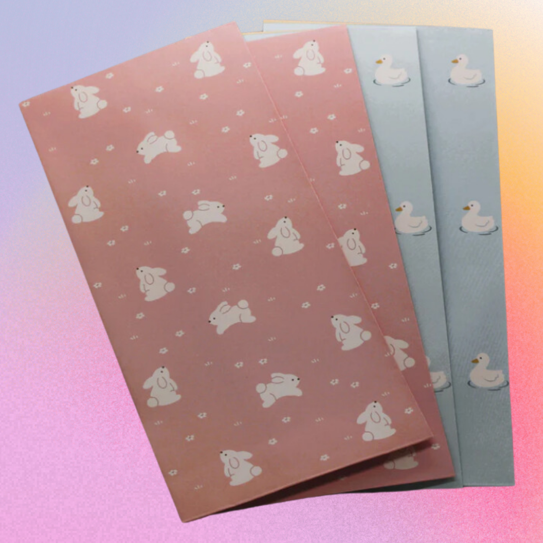 Korean Character Envelope 4pc