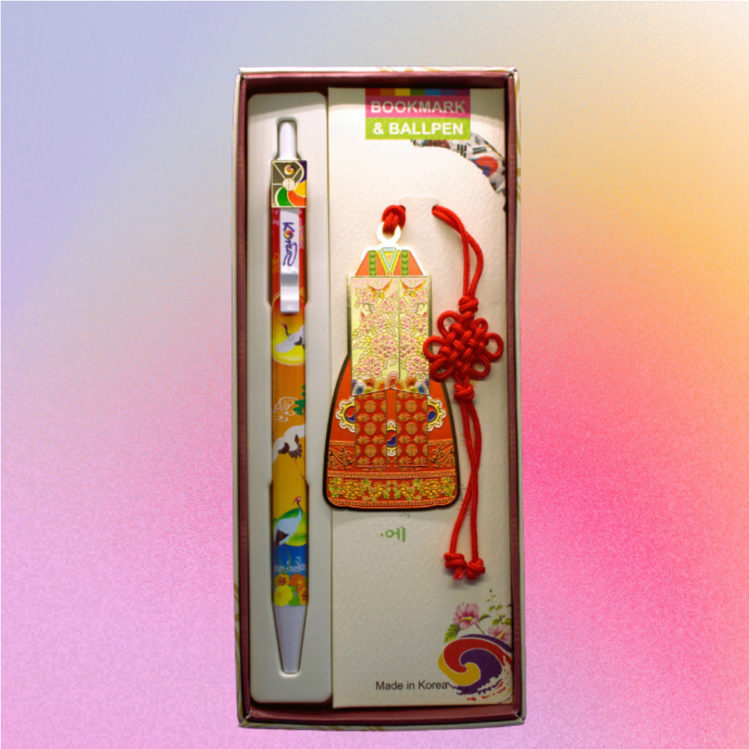 Korean traditional Pen & Bookmark Set