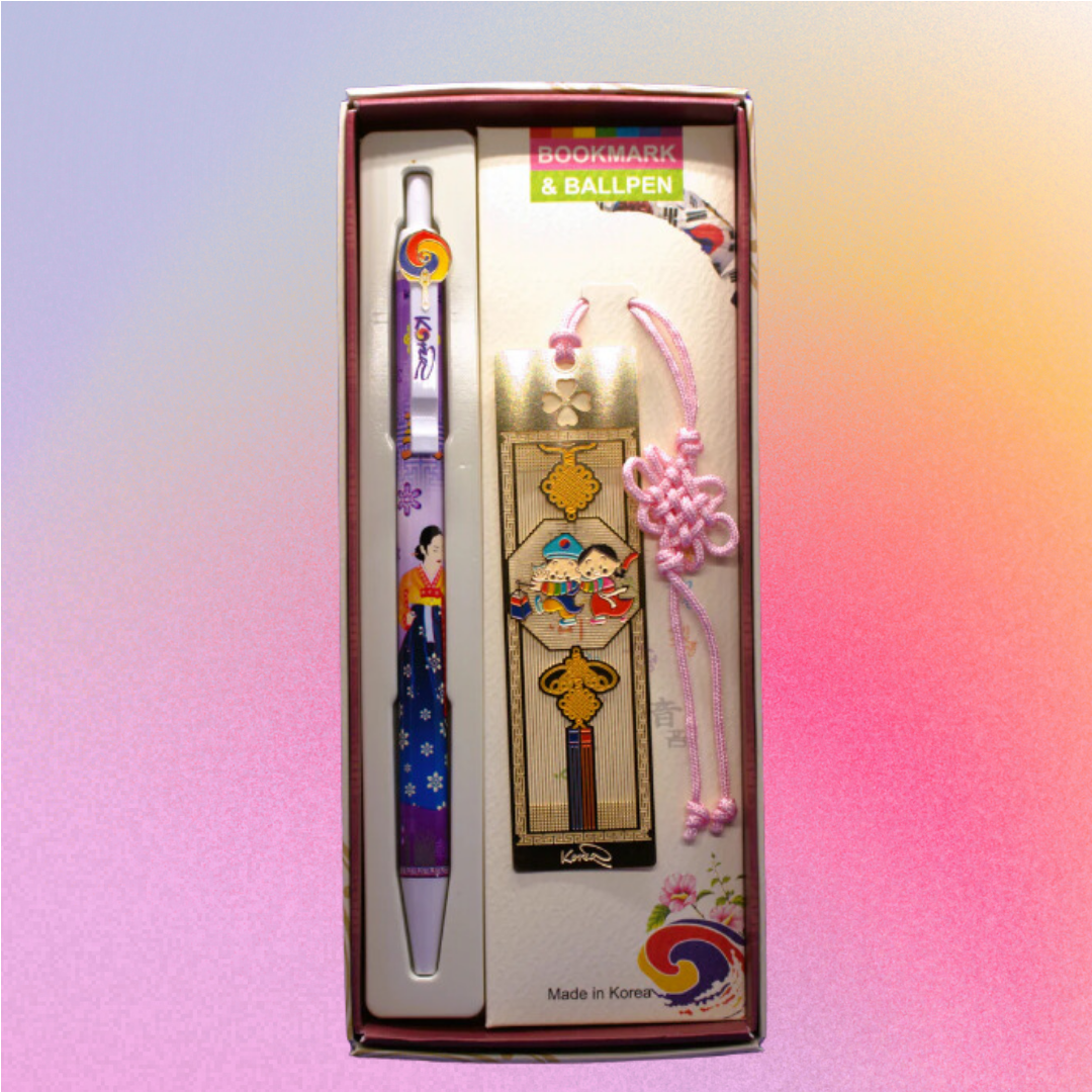 Korean traditional Pen & Bookmark Set