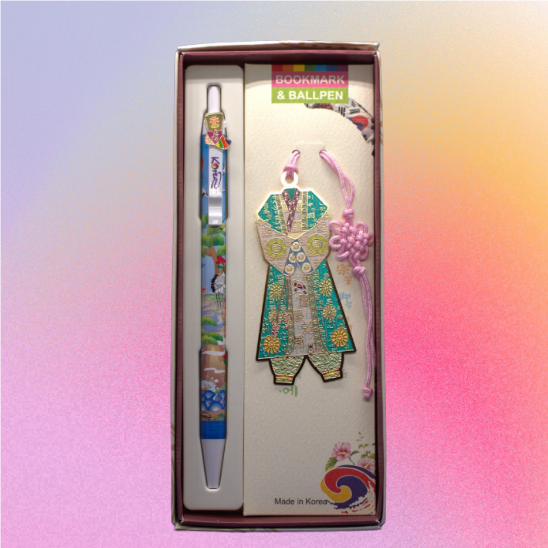 Korean traditional Pen & Bookmark Set