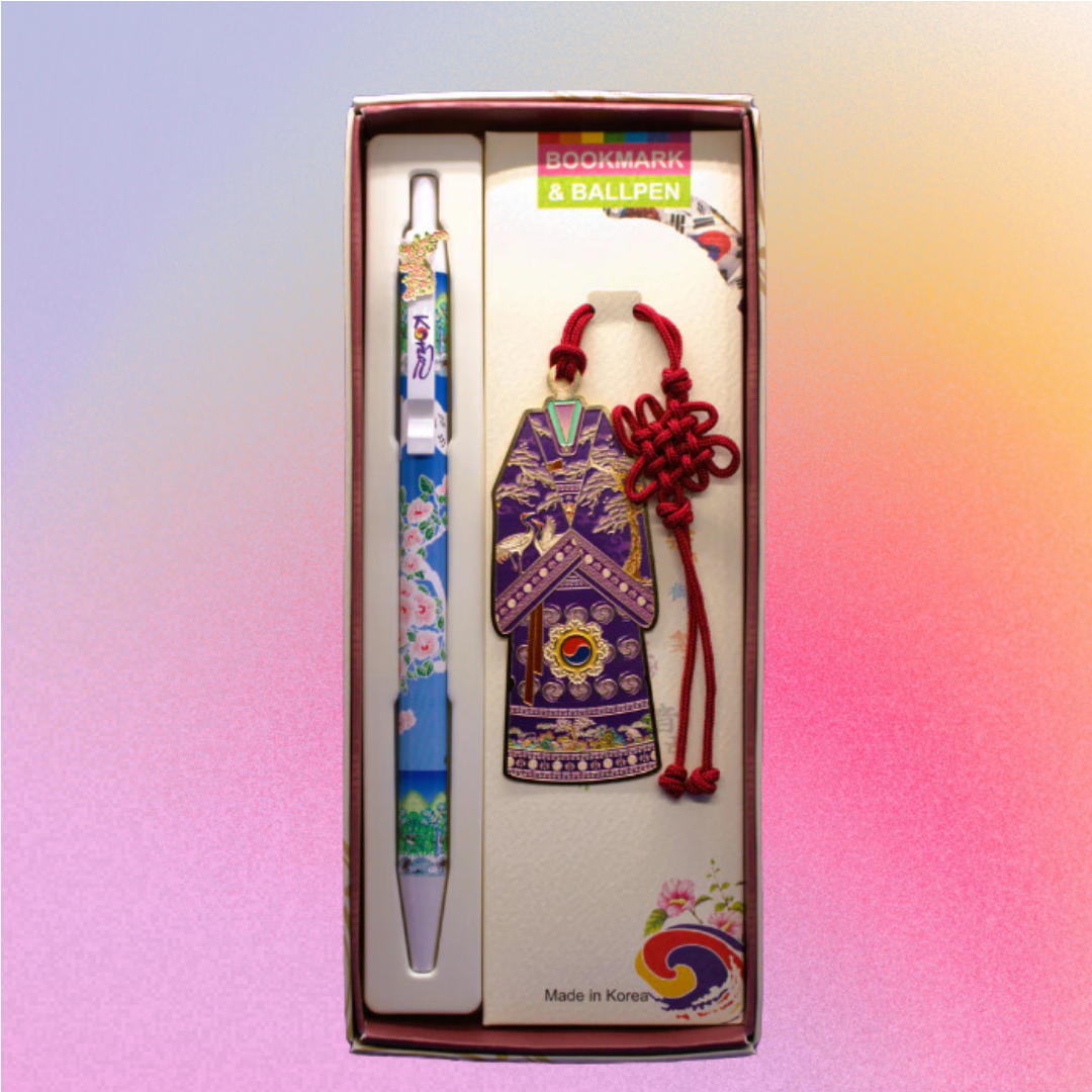 Korean traditional Pen & Bookmark Set
