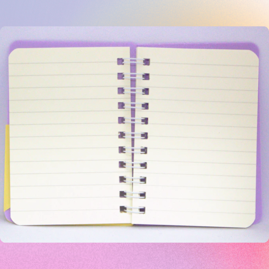 Photo Card hold Mini Notebook