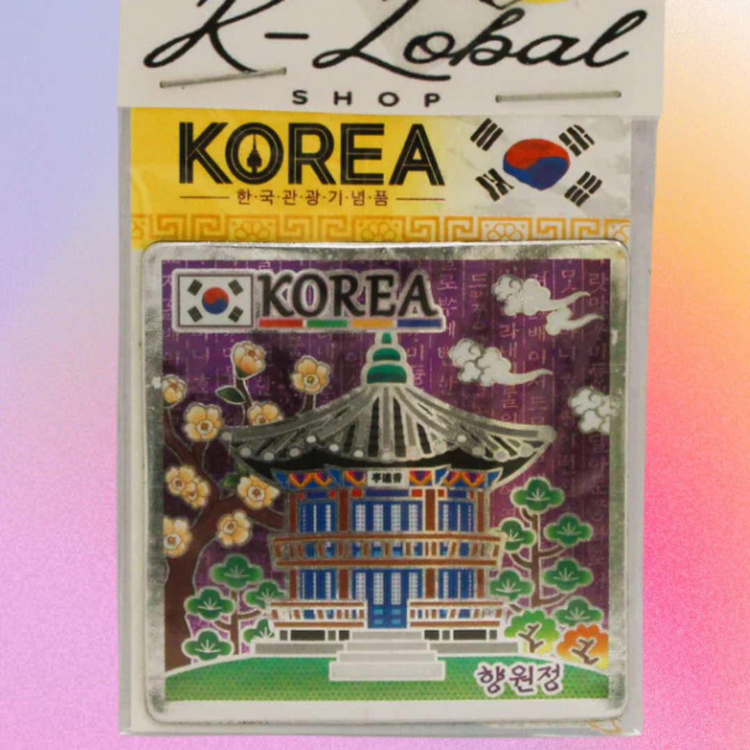 Korean City Metal Magnet