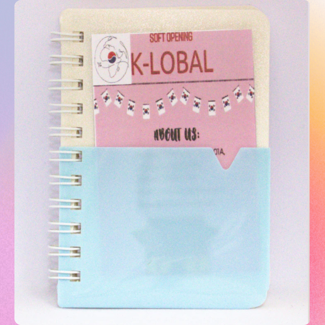 Photo Card hold Mini Notebook