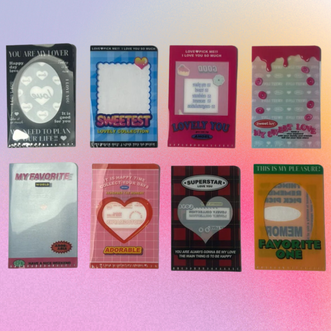 Photo Card Sleeves 8pc / L Holder