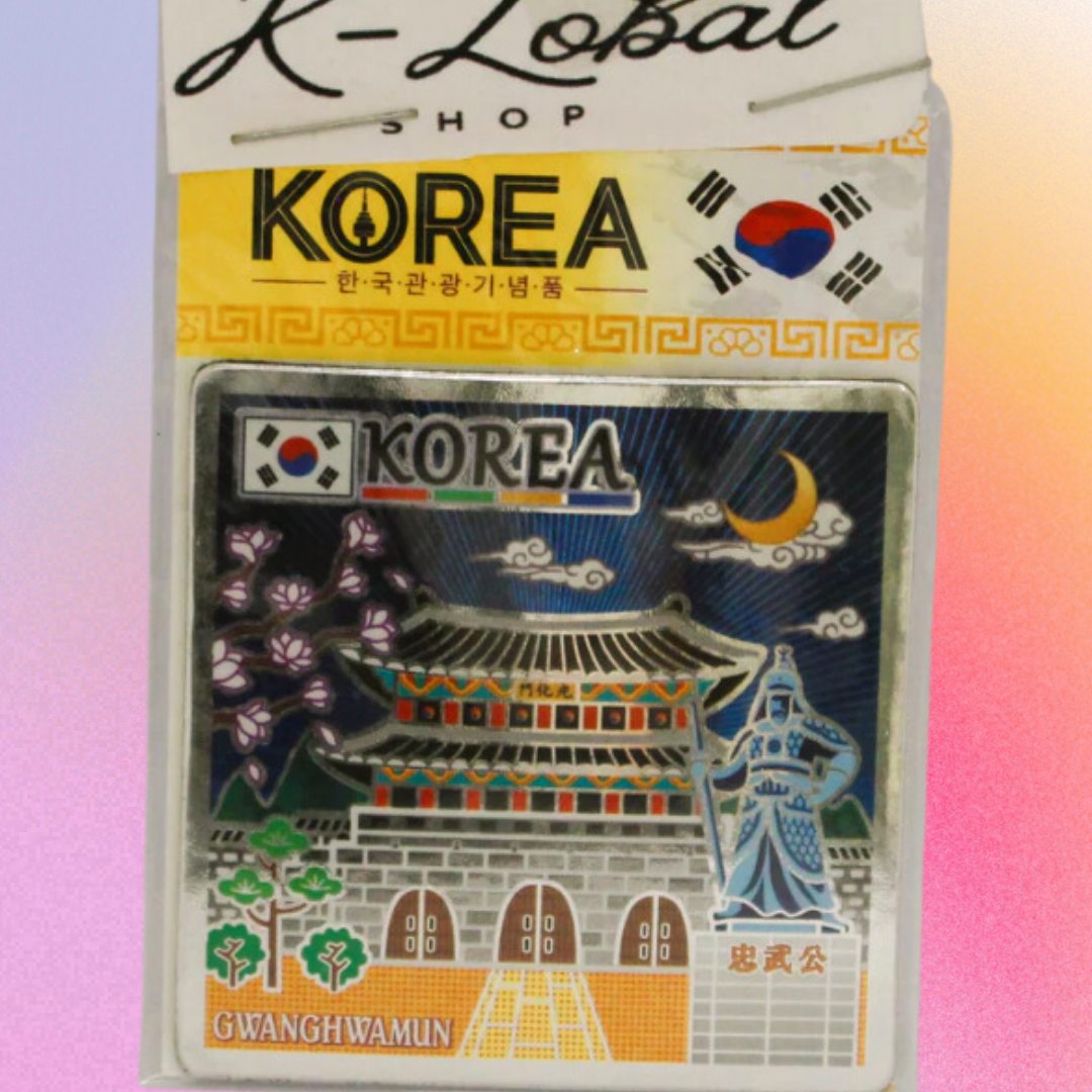 Korean City Metal Magnet