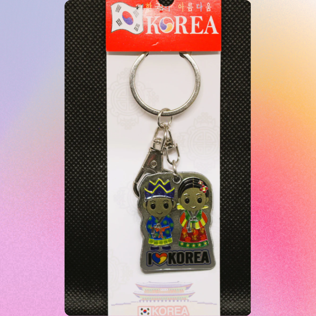Korean traditional wedding keychain
