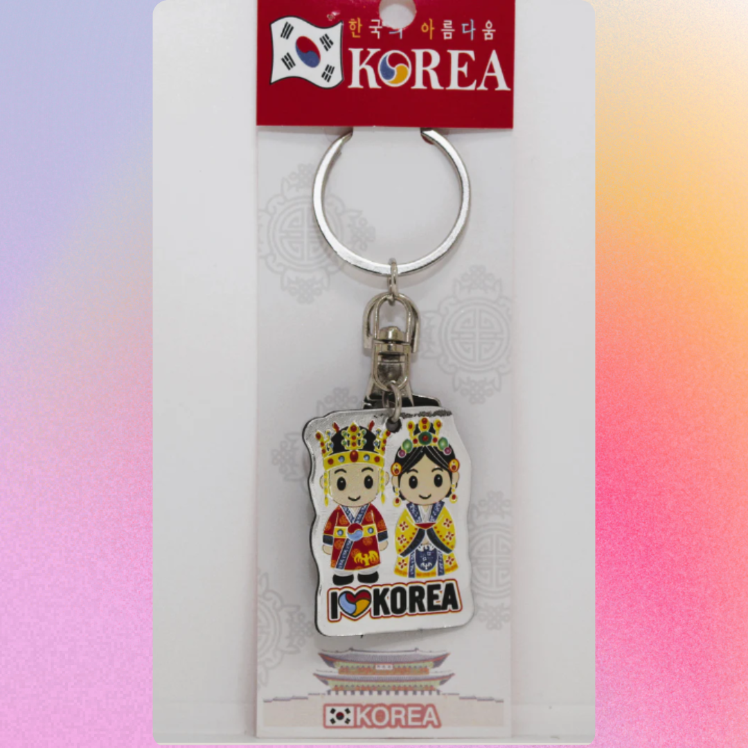 Korean traditional wedding keychain