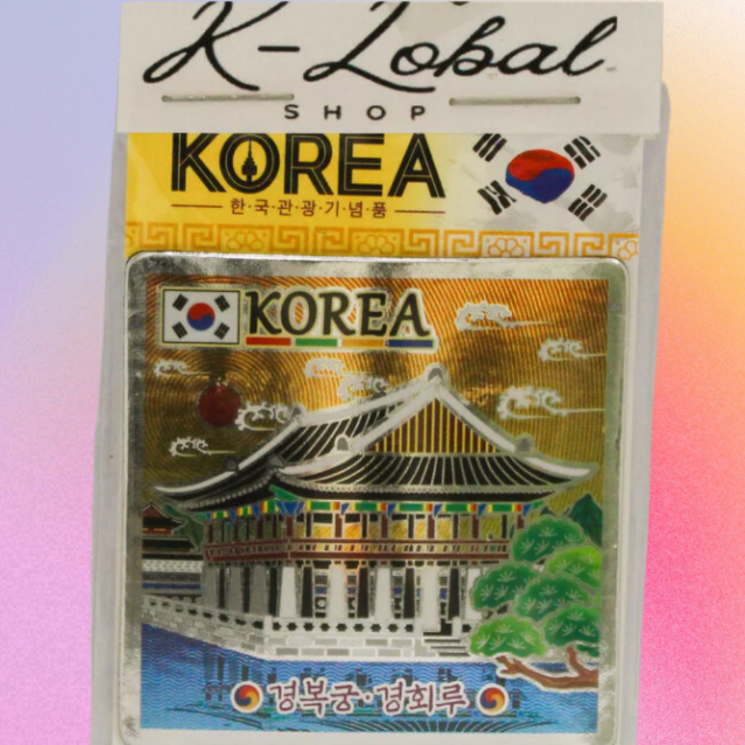 Korean City Metal Magnet