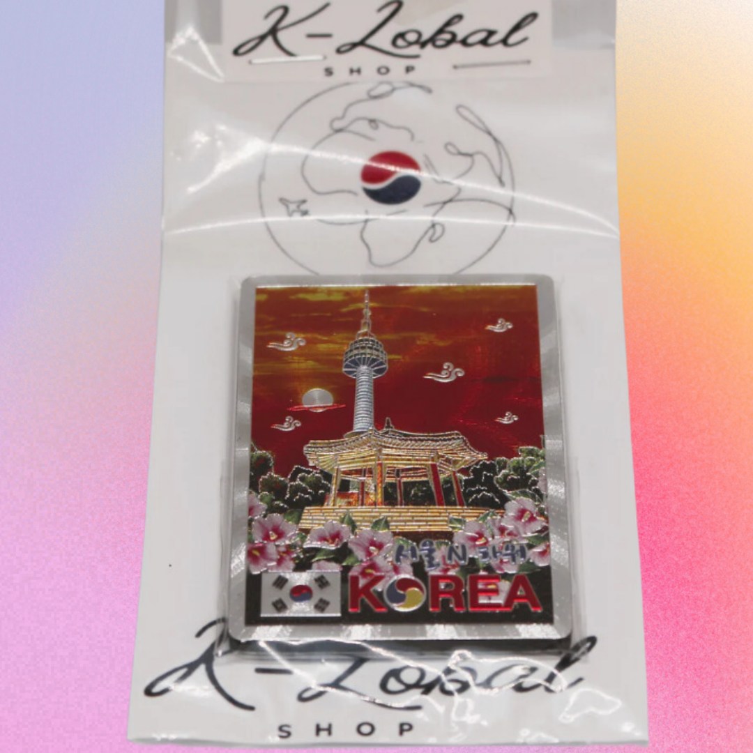Korea Landscape City Metal Magnet