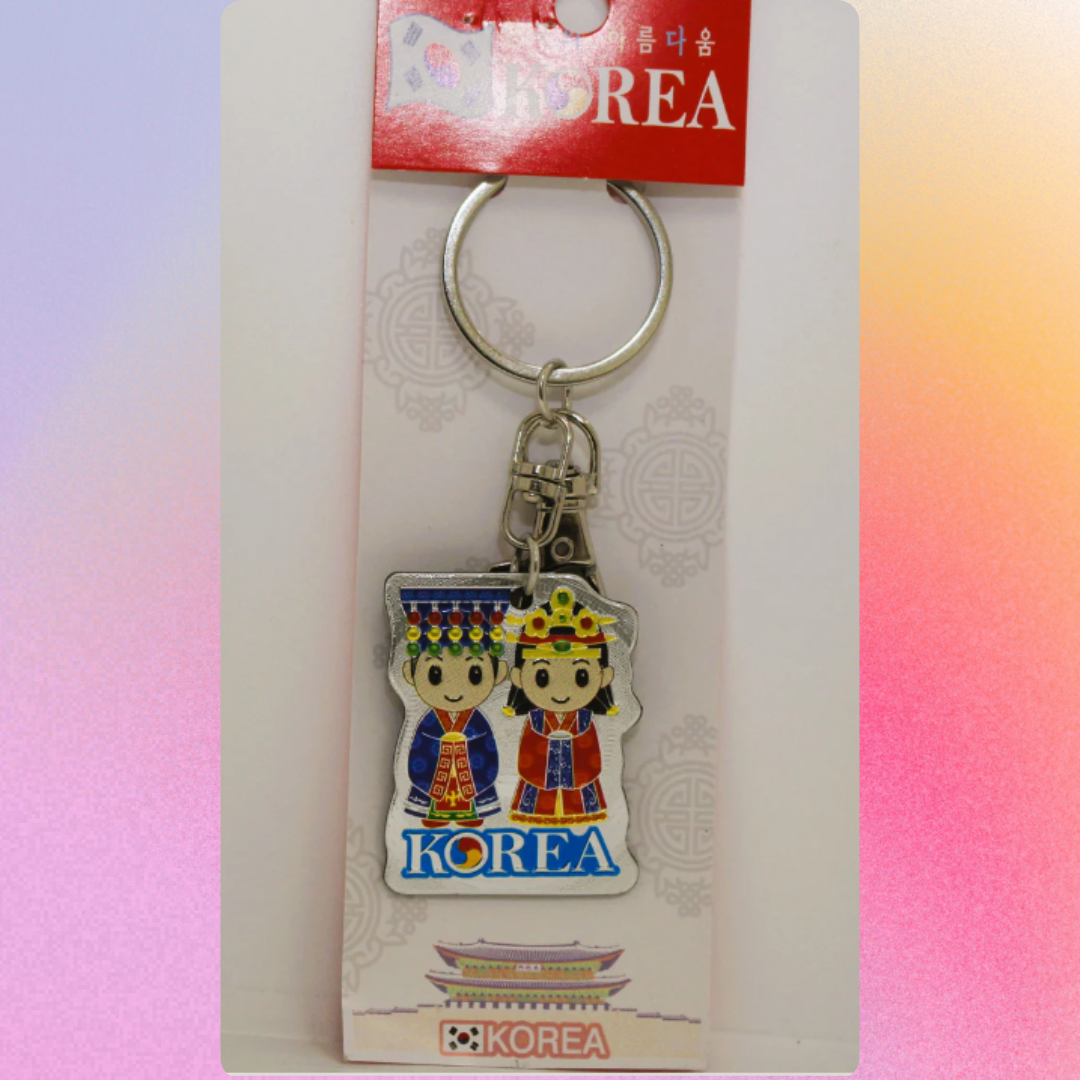 Korean traditional wedding keychain