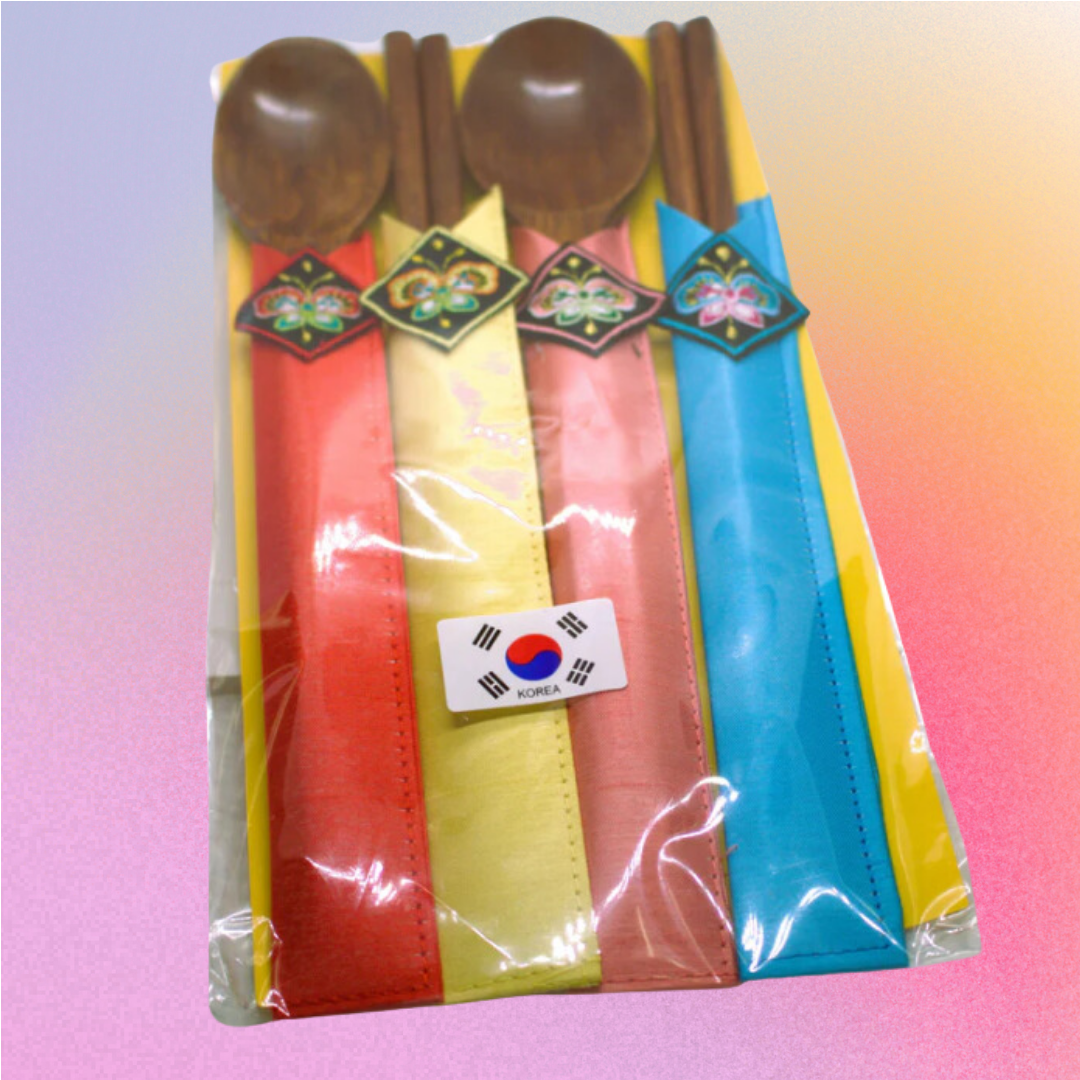 Chopsticks & Spoon Set (2 Pairs)