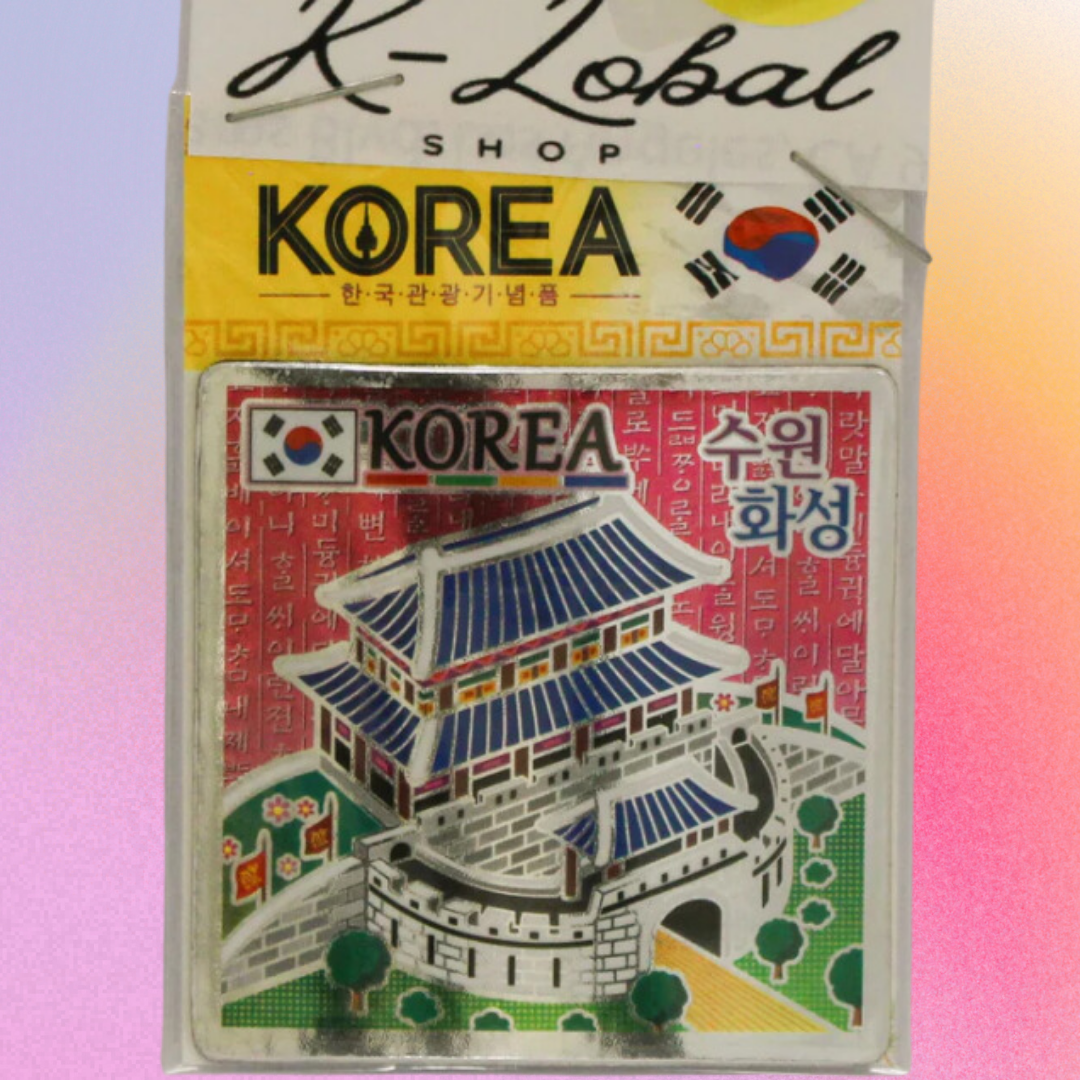 Korean City Metal Magnet