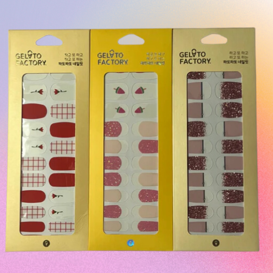 Yellow Series Nail Stickers