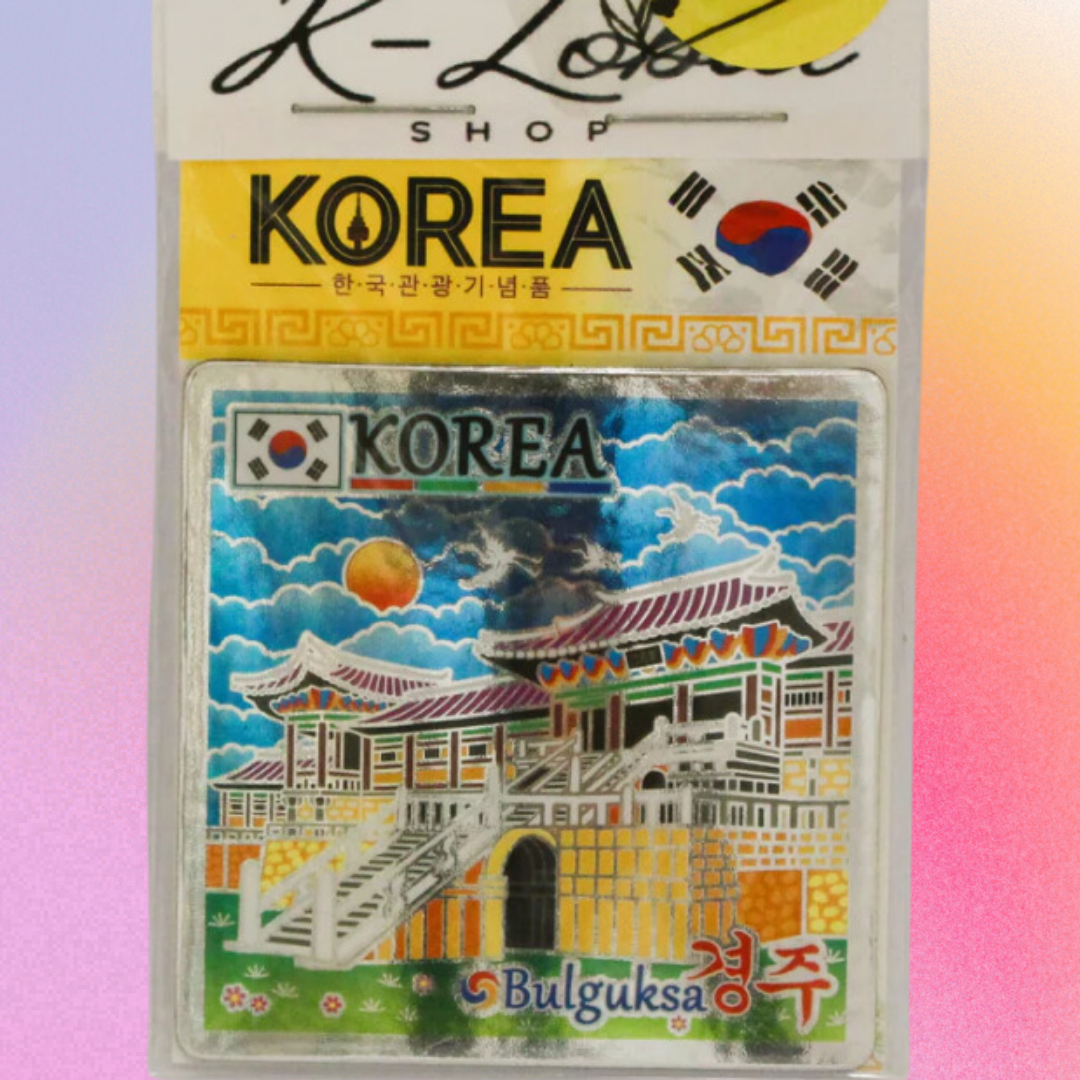 Korean City Metal Magnet