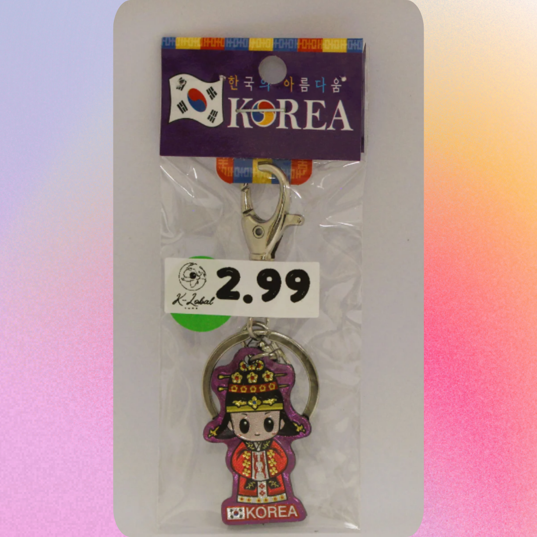 Woman Korean traditional Keychains
