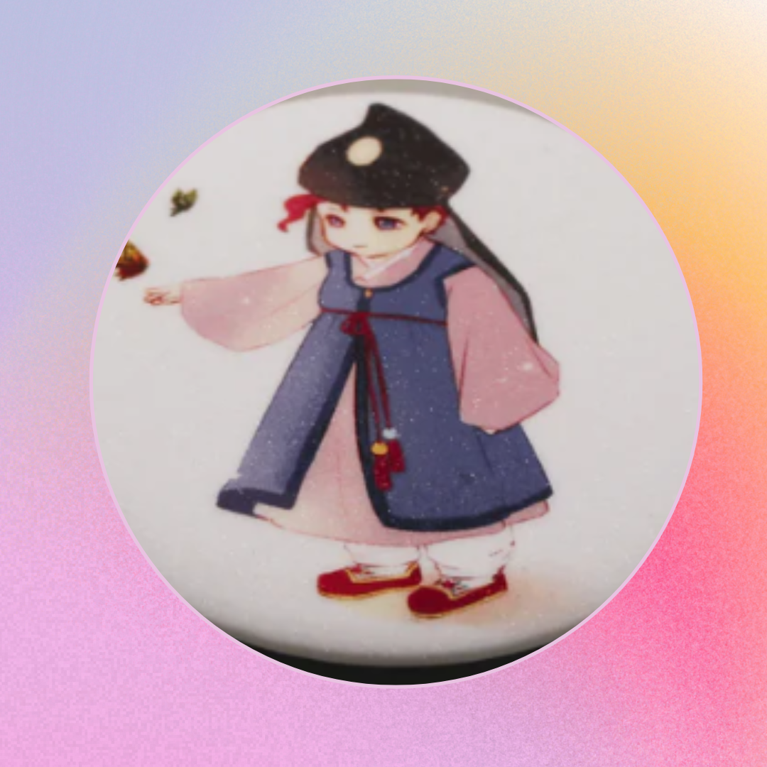 Korean Pin Button
