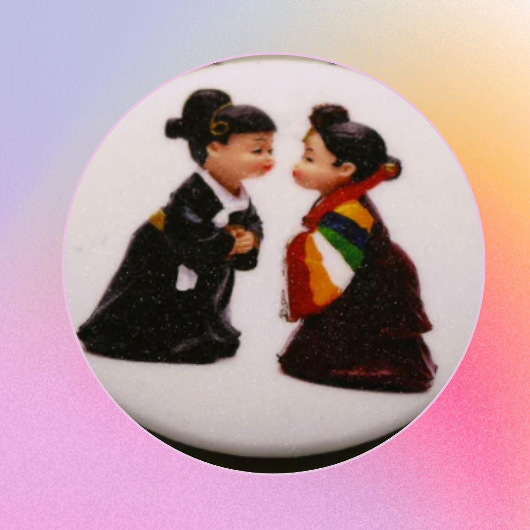 Korean Pin Button