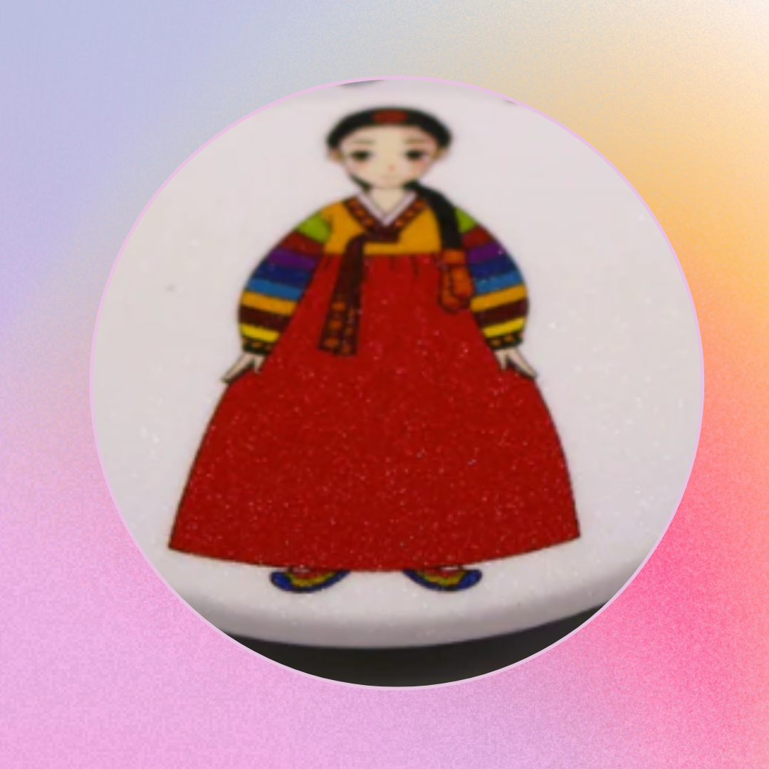 Korean Pin Button