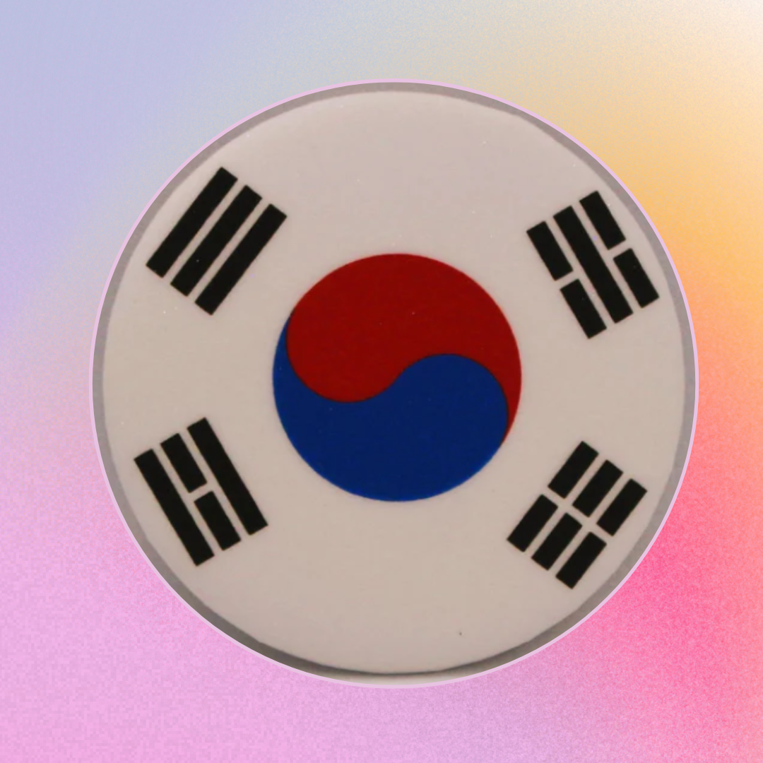 Korean Pin Button