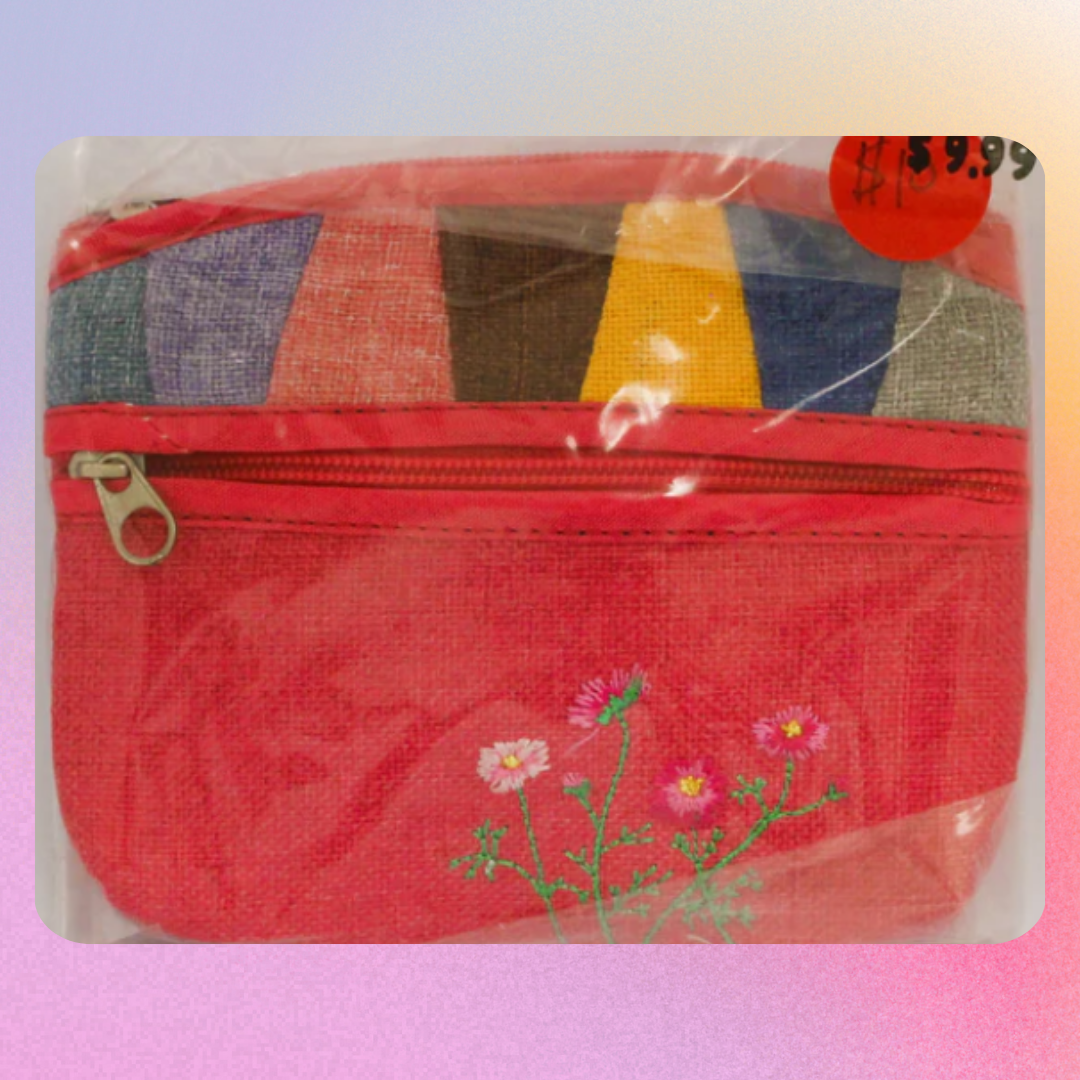 Korean Traditional 2-pocket coin pouch