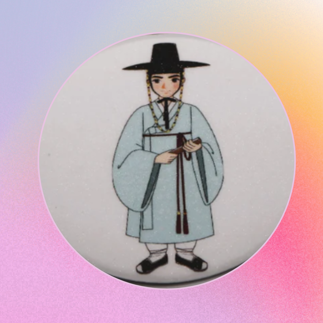 Korean Button Korean Pin Button – K-Lobal